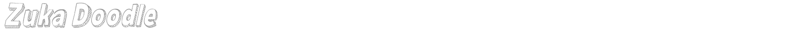 Zuka Doodle font preview